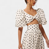 Sherine | Polka dot komplektas