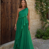 Talia | Kaskadinė Ruffles Maxi Suknelė