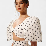 Sherine | Polka dot komplektas