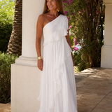 Talia | Kaskadinė Ruffles Maxi Suknelė