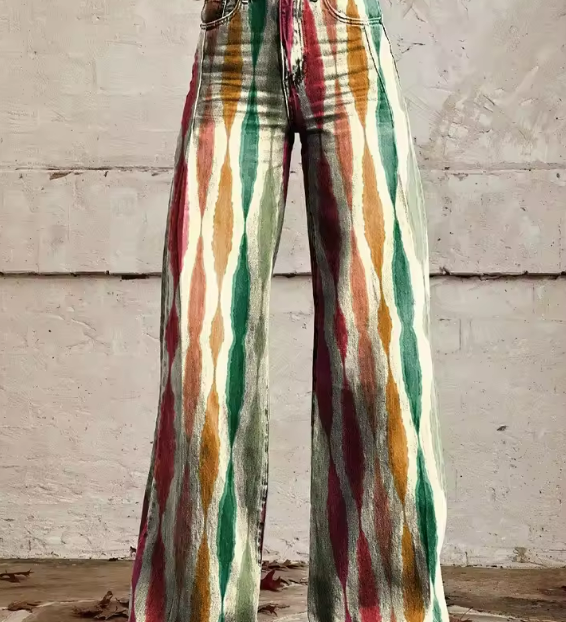 Ugnė™ | Elegantiškos boho kelnės
