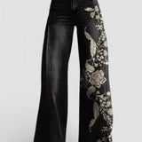 Monika™ | Bohemiškos elegantiškos kelnės