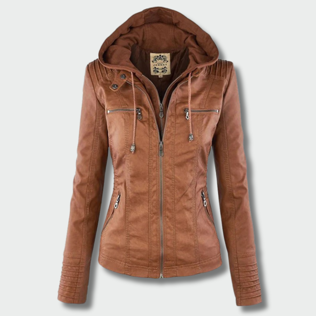 Gabija™ – Elegantiška Odinė Striukė Rudenį