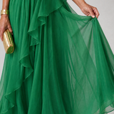 Talia | Kaskadinė Ruffles Maxi Suknelė