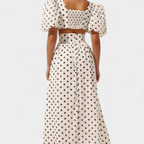 Sherine | Polka dot komplektas