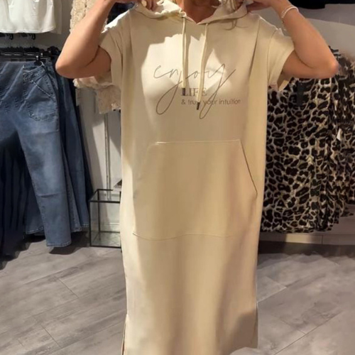 Saskia™ | Kasdienis suknelė su gobtuvu
