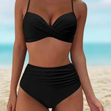 Gailė™ | Elegantiškas aukšto liemens bikinis