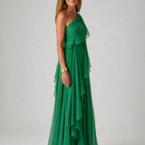 Talia | Kaskadinė Ruffles Maxi Suknelė