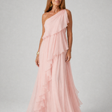 Talia | Kaskadinė Ruffles Maxi Suknelė