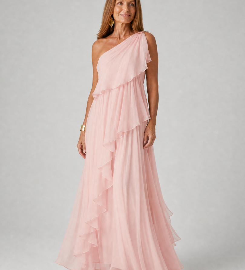 Talia | Kaskadinė Ruffles Maxi Suknelė