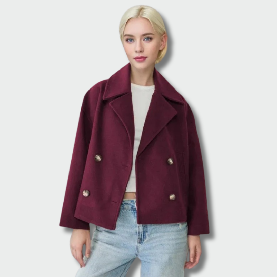 Lina™ – Trumpa rudeninė striukė elegantiškam stiliui