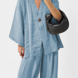 Eli | Oversize komplektas su V formos topu