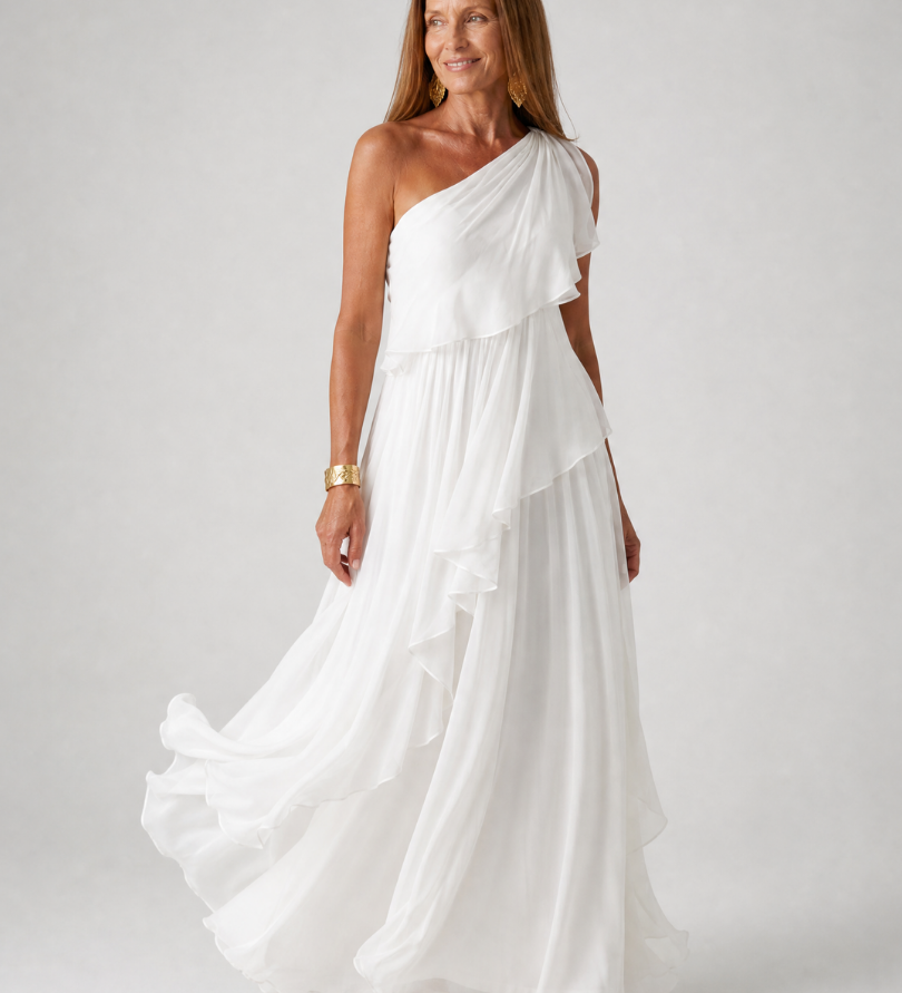 Talia | Kaskadinė Ruffles Maxi Suknelė