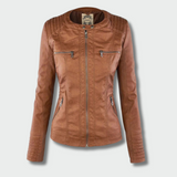 Gabija™ – Elegantiška Odinė Striukė Rudenį