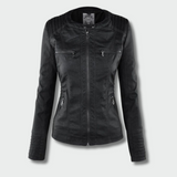 Gabija™ – Elegantiška Odinė Striukė Rudenį