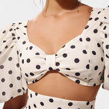 Sherine | Polka dot komplektas