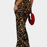 Elena Falda Maxi Slim arba Leopardo Raštas