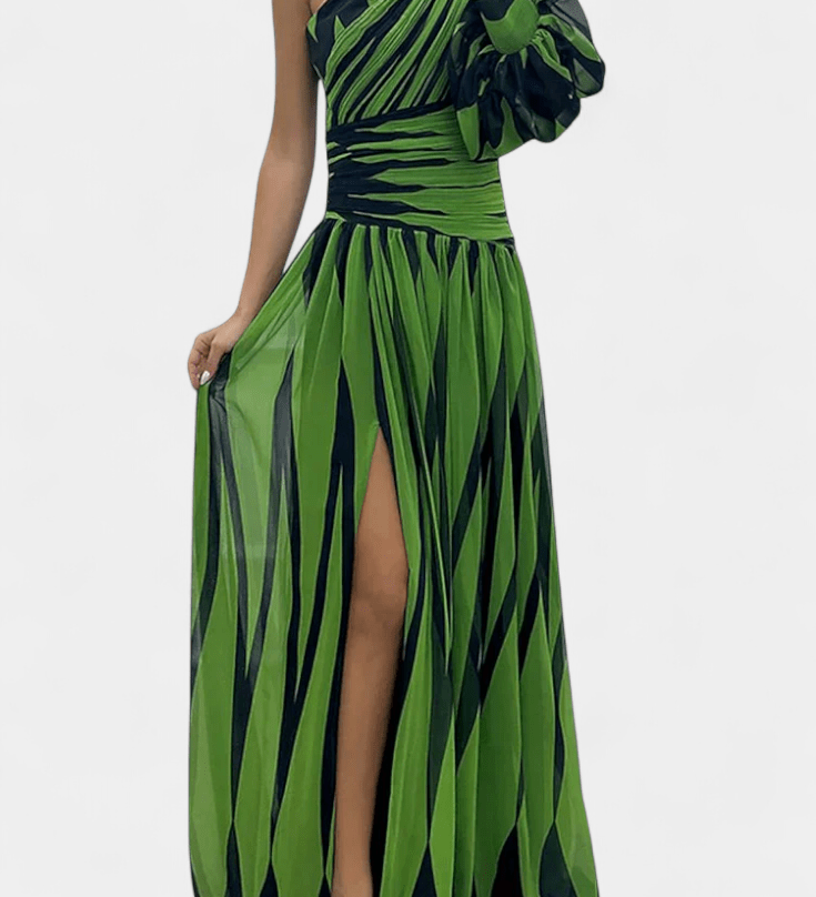 Bethania™ | Dryžuota maxi suknelė