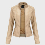 Skaistė™ – Elegantiška odinė striukė