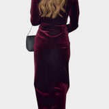 LaVerna™ | Prabangi aksominė suknelė