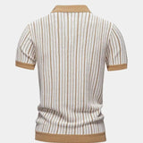 Laurits™ | Dryžuotas Megztinis Polo