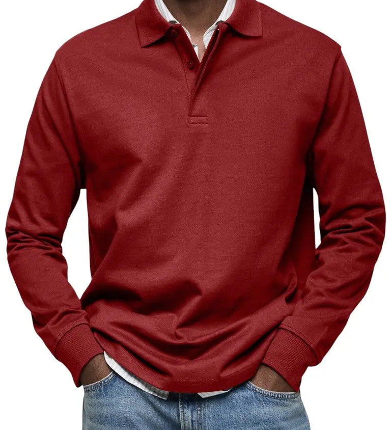 MOHR® | Prabangus ilgomis rankovėmis polo