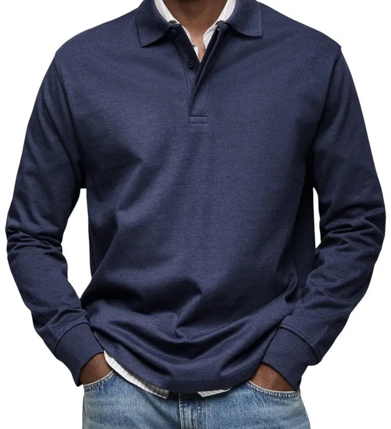 MOHR® | Prabangus ilgomis rankovėmis polo