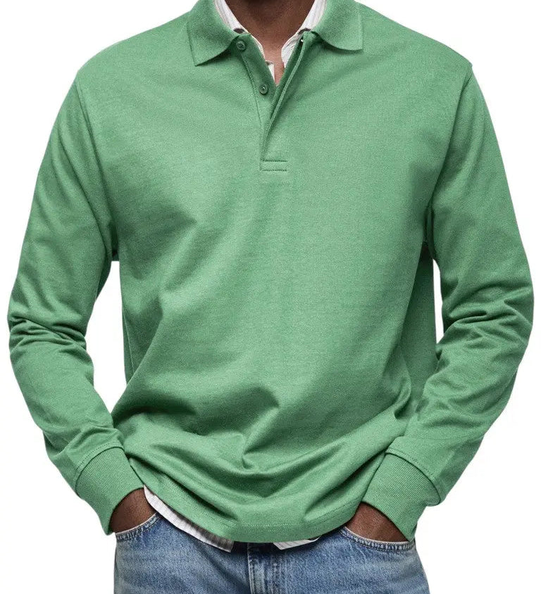 MOHR® | Prabangus ilgomis rankovėmis polo