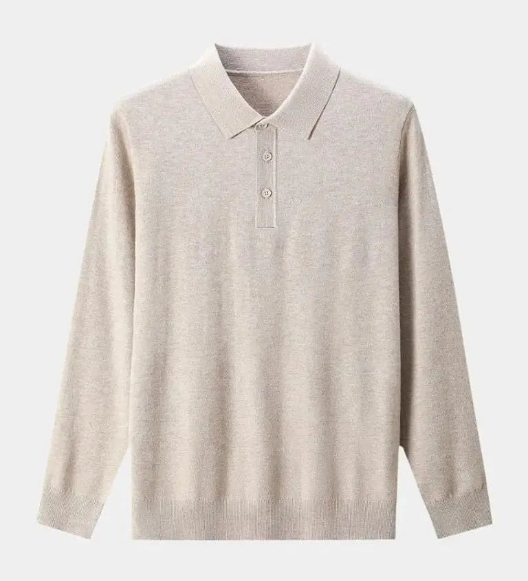 Morten™ | Vilnos Megztinis su Apykakle