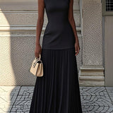 Shayla | Plisuotas Maxi Suknelė