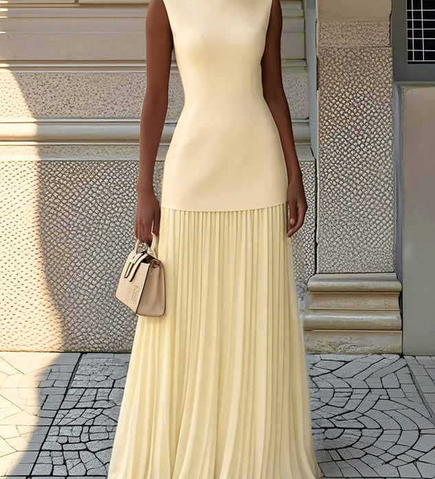 Shayla | Plisuotas Maxi Suknelė