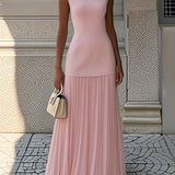 Shayla | Plisuotas Maxi Suknelė