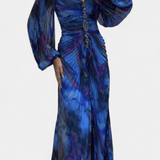 Quintessa™ | Spalvingas Plisuotas Maxi