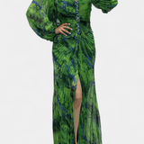 Quintessa™ | Spalvingas Plisuotas Maxi
