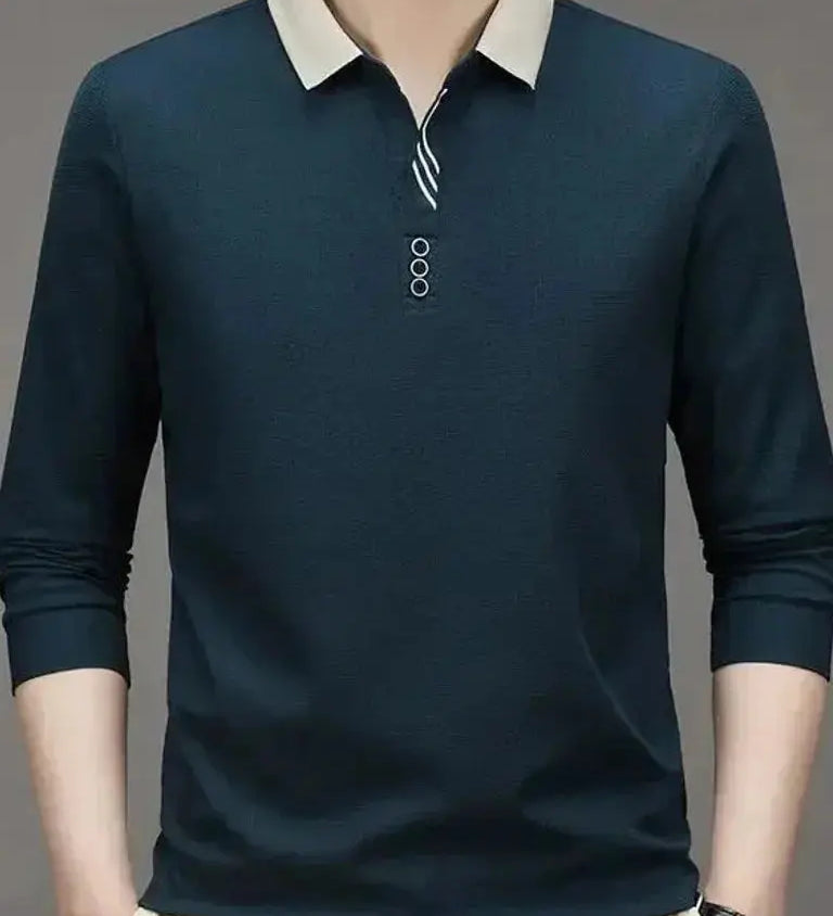 René™ | Elegantiška Ilgomis Rankovėmis Polo