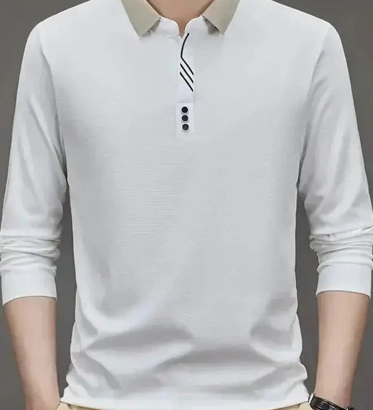 René™ | Elegantiška Ilgomis Rankovėmis Polo