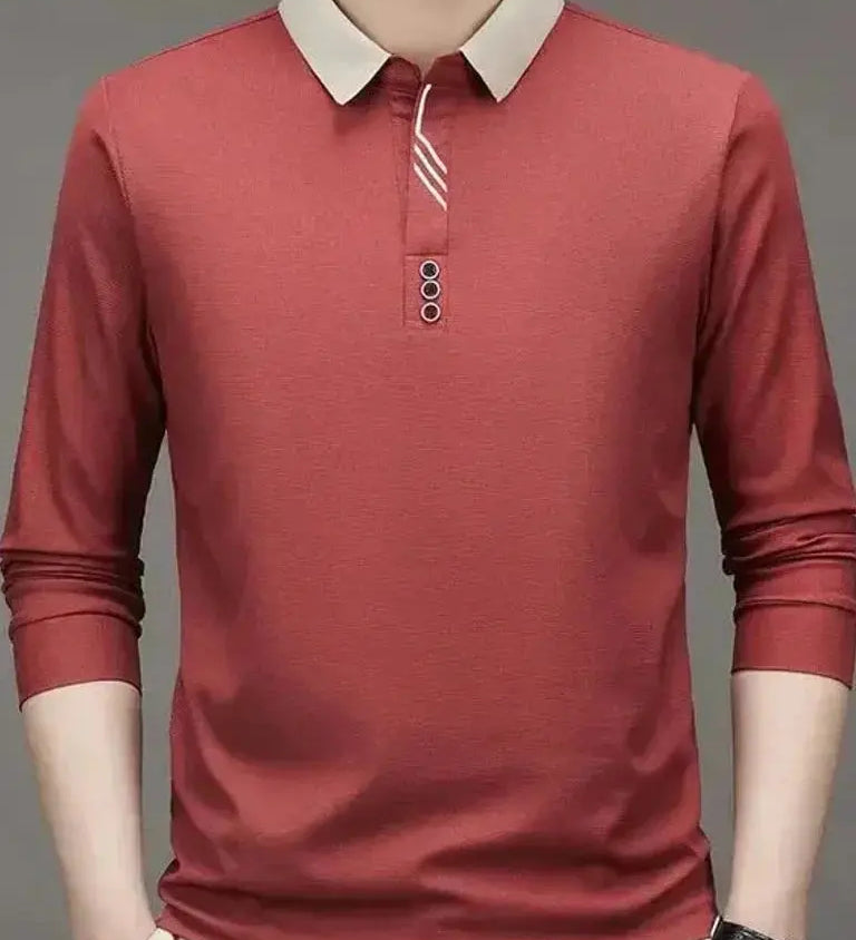 René™ | Elegantiška Ilgomis Rankovėmis Polo