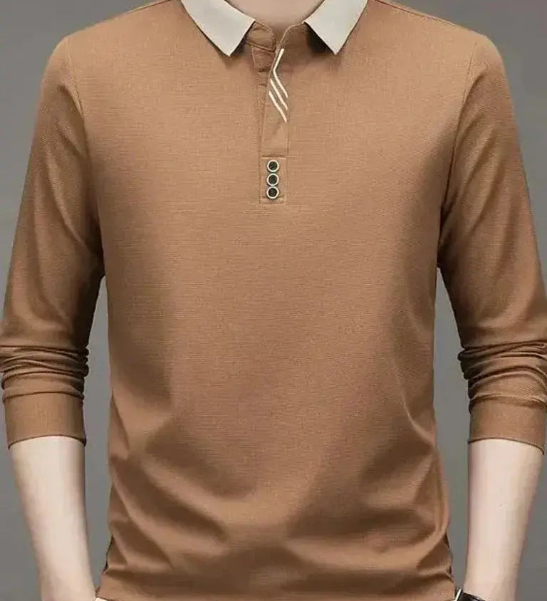 René™ | Elegantiška Ilgomis Rankovėmis Polo