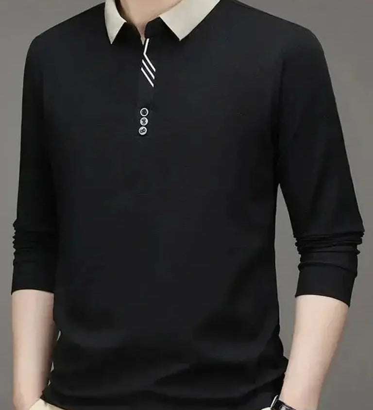 René™ | Elegantiška Ilgomis Rankovėmis Polo