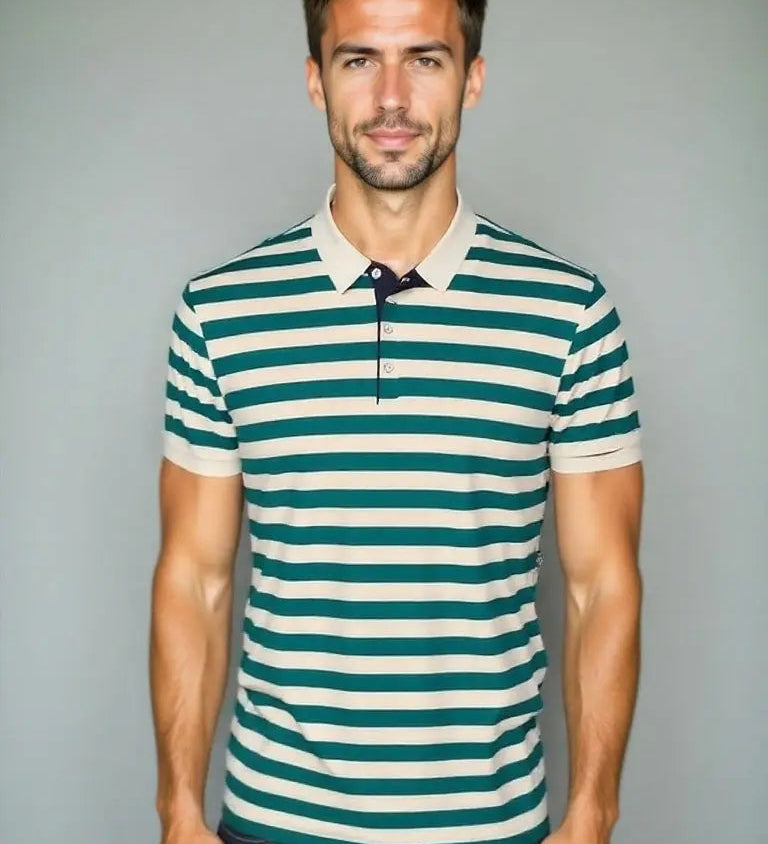 Sten™ | Dryžuotas vasaros polo