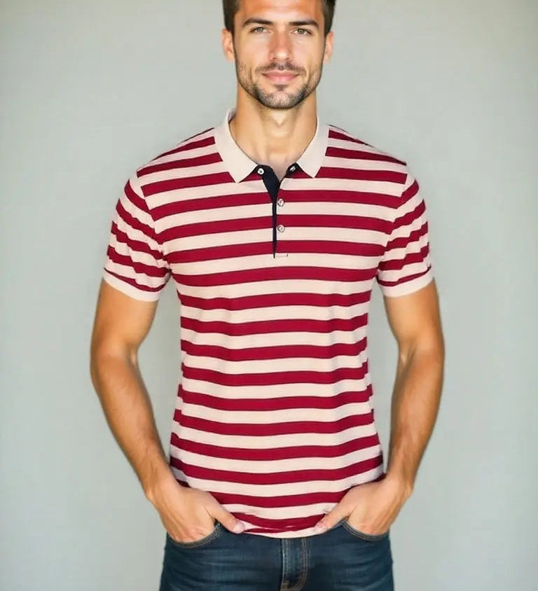 Sten™ | Dryžuotas vasaros polo