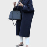 Lukrecija | Elegantiškas ilgas vilnonis paltas