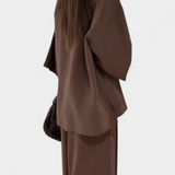 Eli | Oversize komplektas su V formos topu