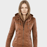 Gabija™ – Elegantiška Odinė Striukė Rudenįa