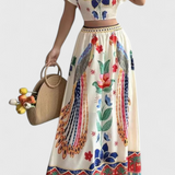 Itzel | Boho komplektas su etniniais raštais