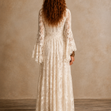 Emily | Vintage Silhouette Maxi Suknelė Moterims