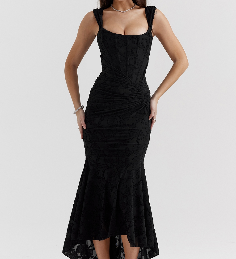 Nalina™ | Maxi Suknelė – Elegancija Kiekviename Detalyje
