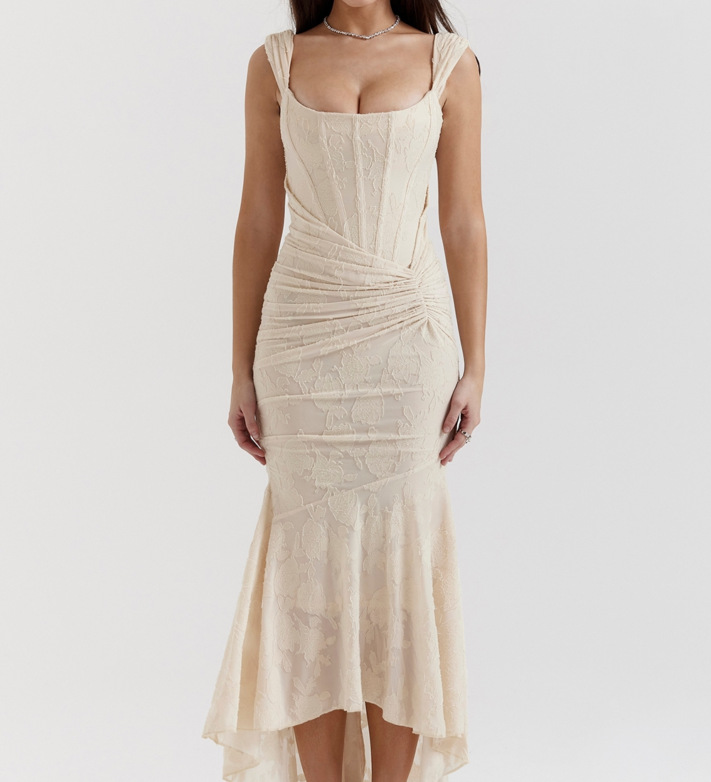 Nalina™ | Maxi Suknelė – Elegancija Kiekviename Detalyje