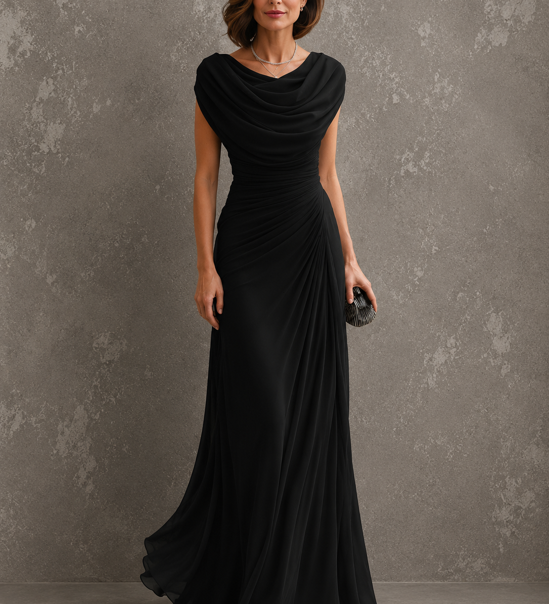 Jenna | Drapuota Maxi Suknelė