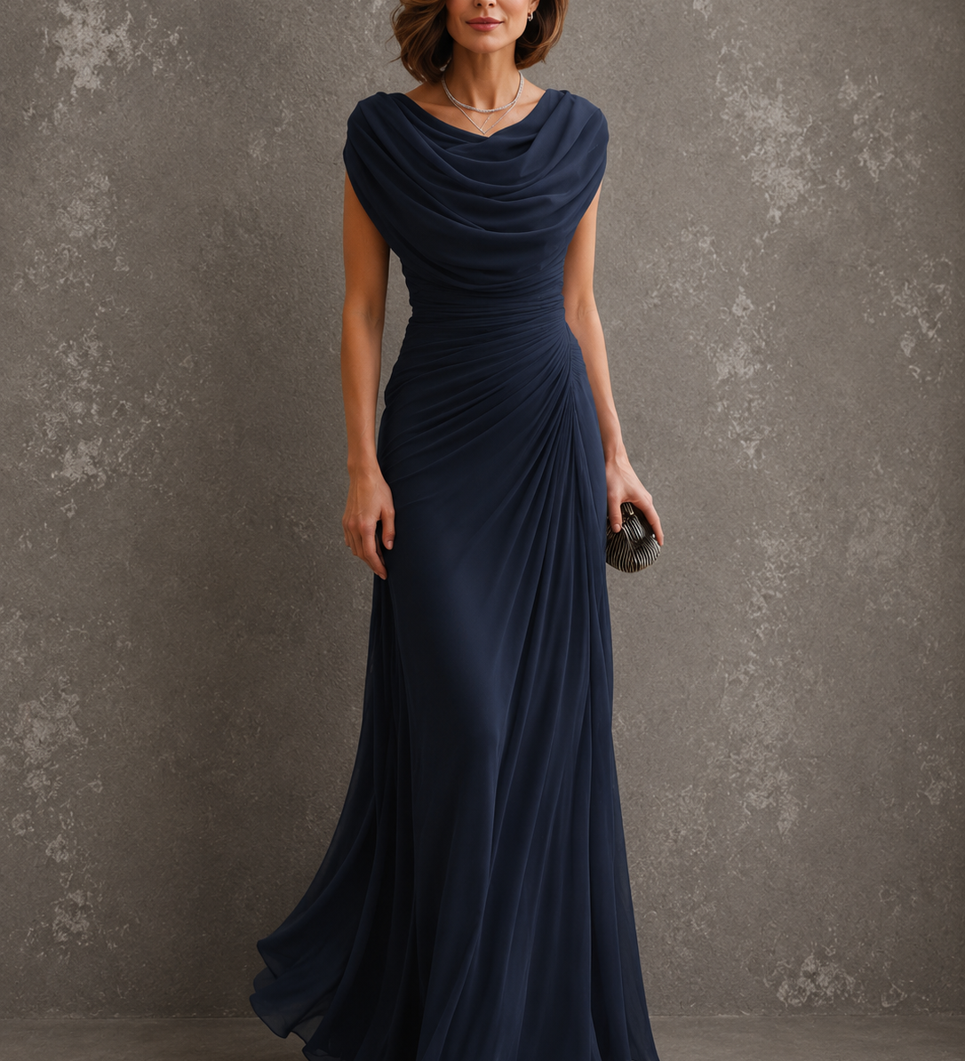 Jenna | Drapuota Maxi Suknelė